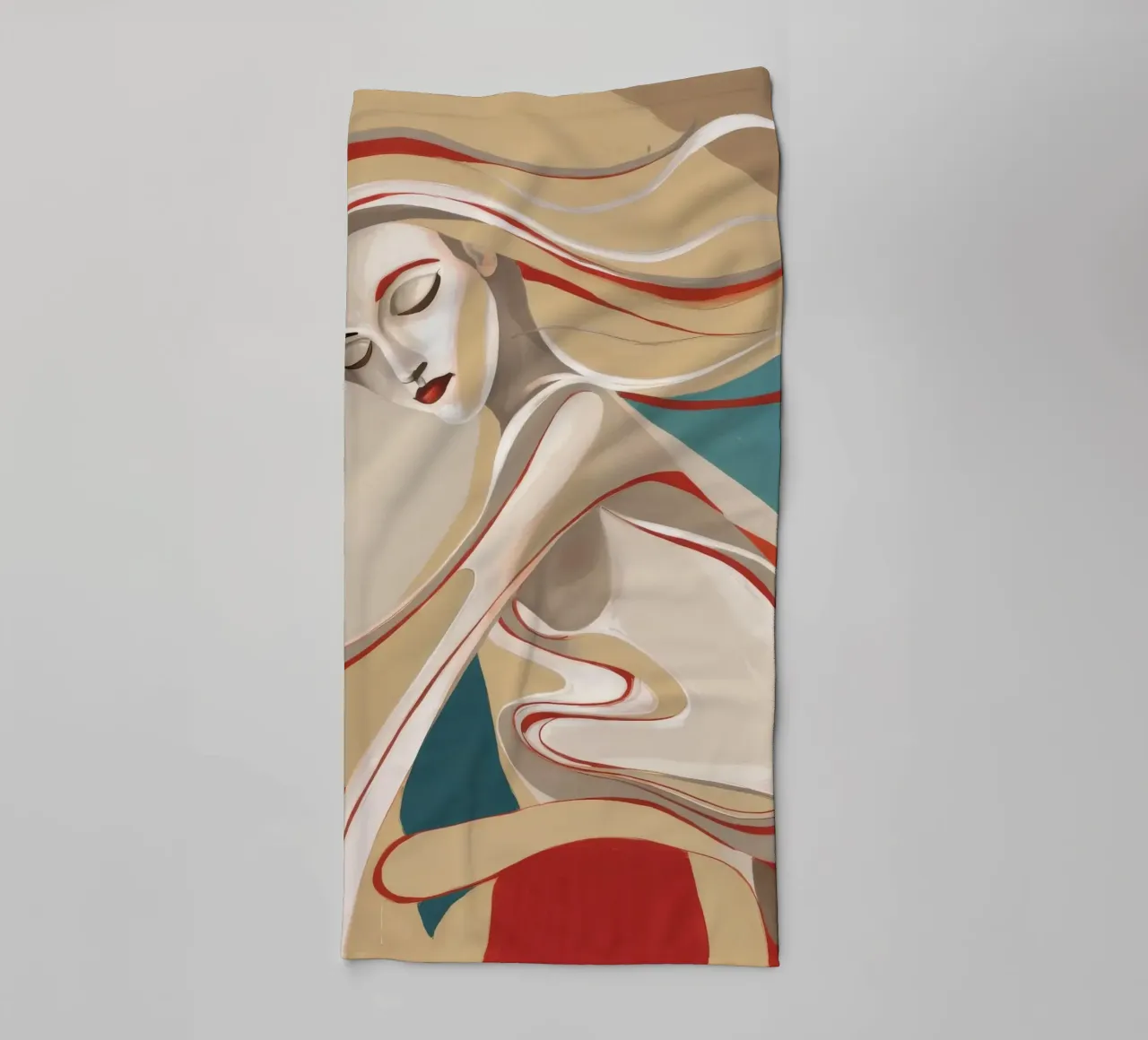 Flusso etereo asciugamano da bagno da Crimson Whisper