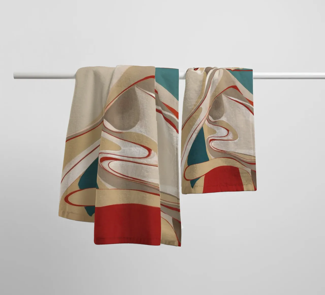 Flusso etereo asciugamano da bagno da Crimson Whisper