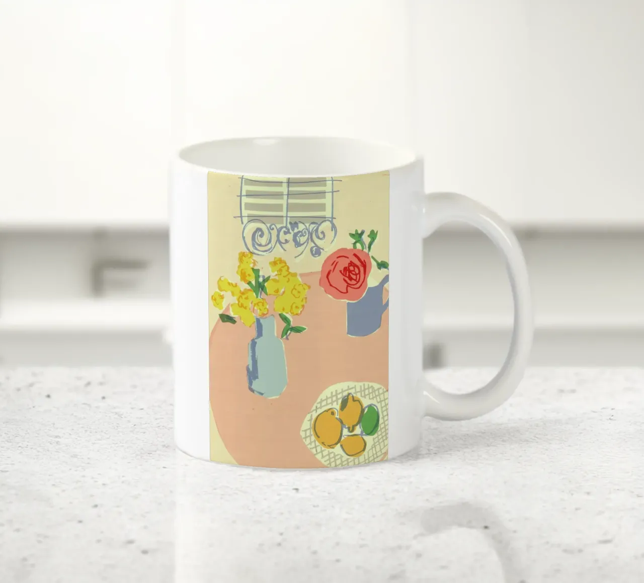 Lemon, Lime & Shutters tazza in ceramica da Stars Above Us