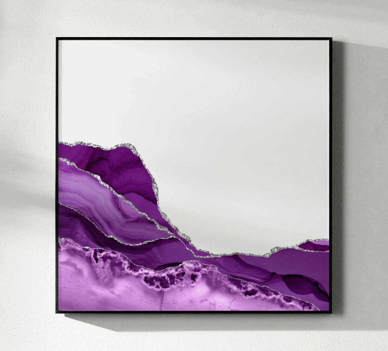 Agata viola e argento Texture 05 plexiglass da Gemstone Textures
