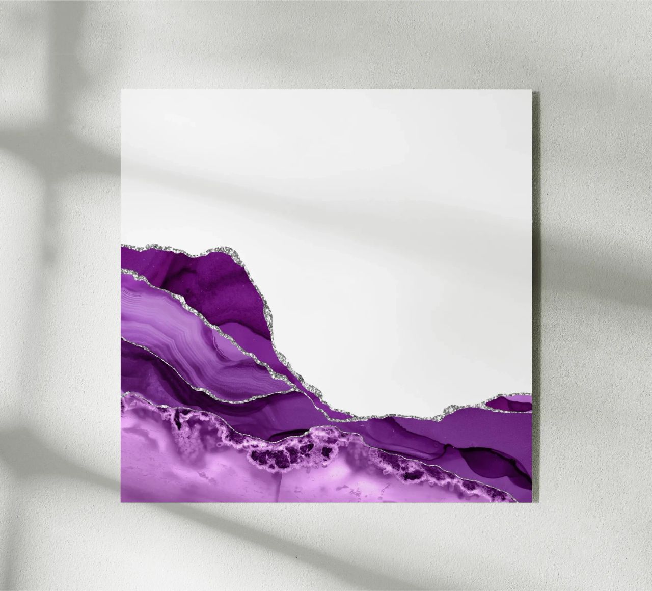 Agata viola e argento Texture 05 plexiglass da Gemstone Textures