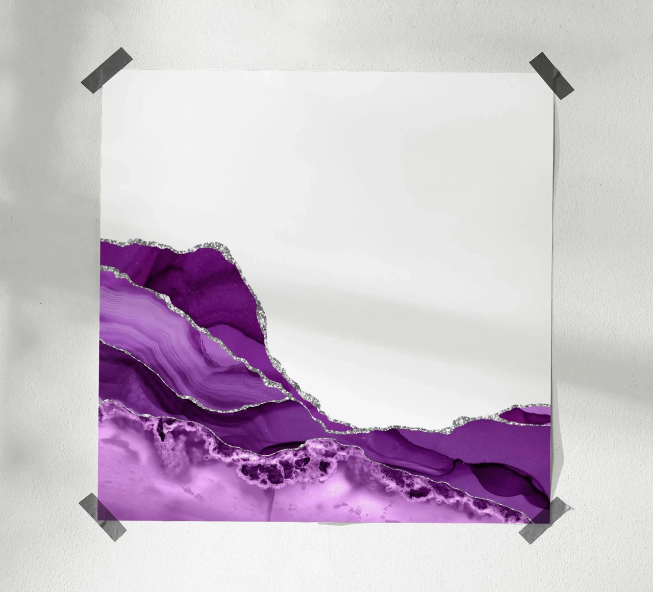 Agata viola e argento Texture 05 carta hahnemühle da Gemstone Textures
