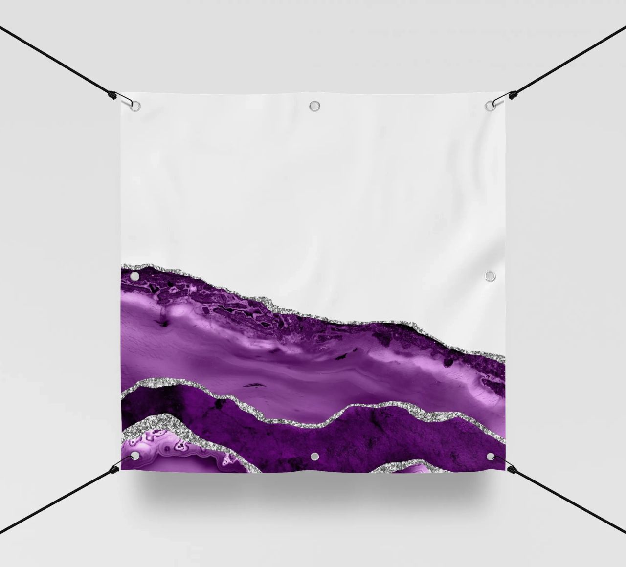 Agata viola e argento Texture 06 telo in pvc da Gemstone Textures