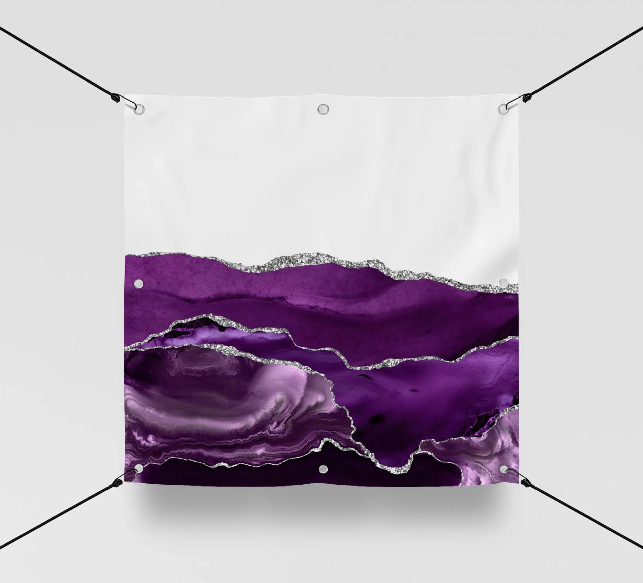 Agata viola e argento Texture 07 telo in pvc da Gemstone Textures