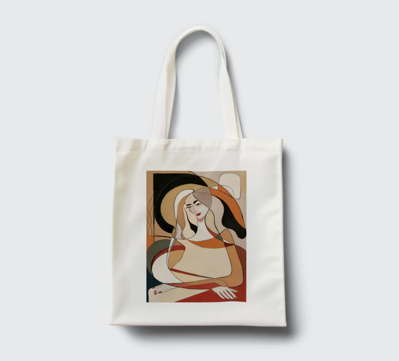 Abstract Reflection tote bag by Crimson Whisper