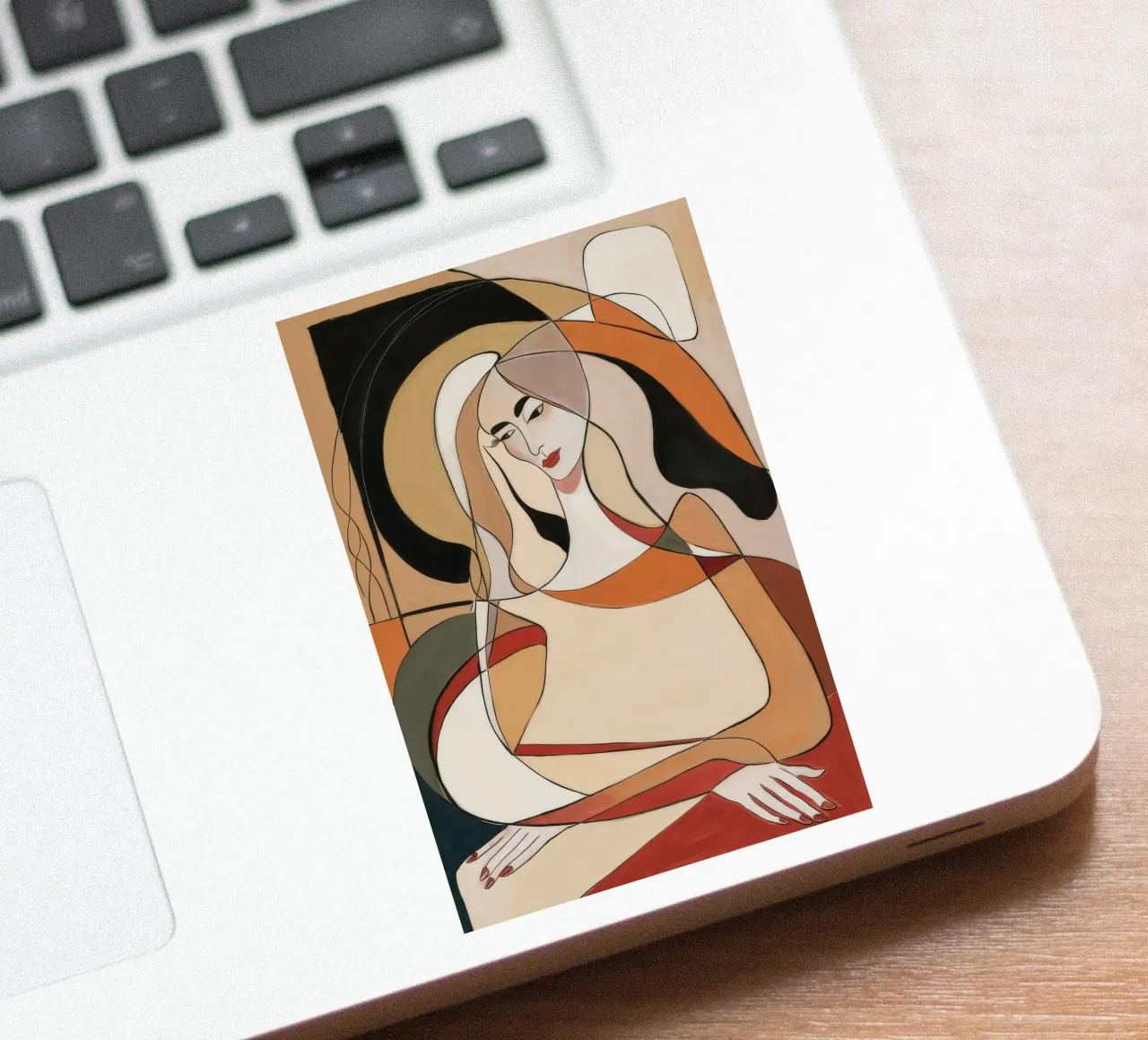 Abstract Reflection sticker by Crimson Whisper