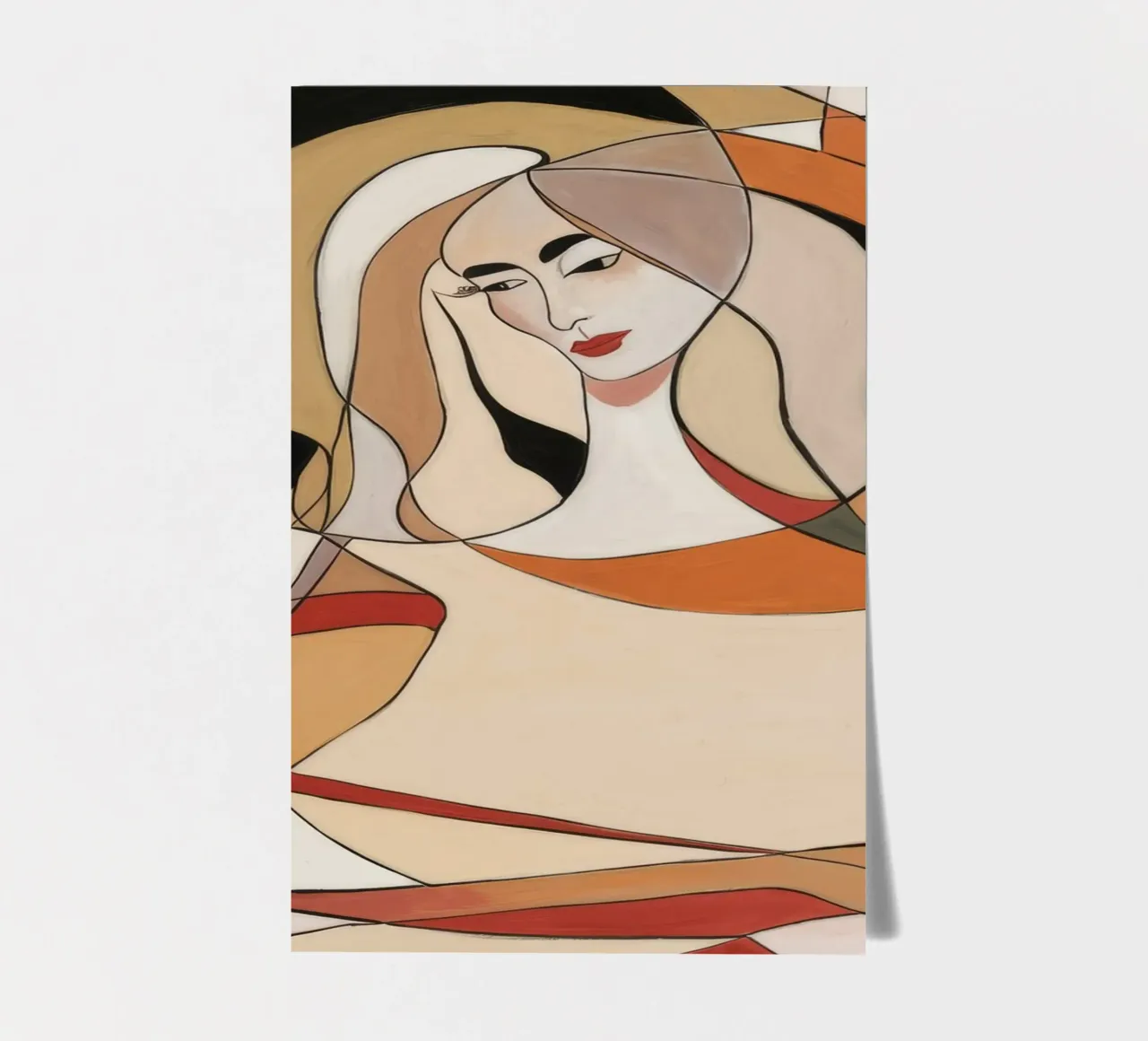 Abstract Reflection sticker sheet by Crimson Whisper