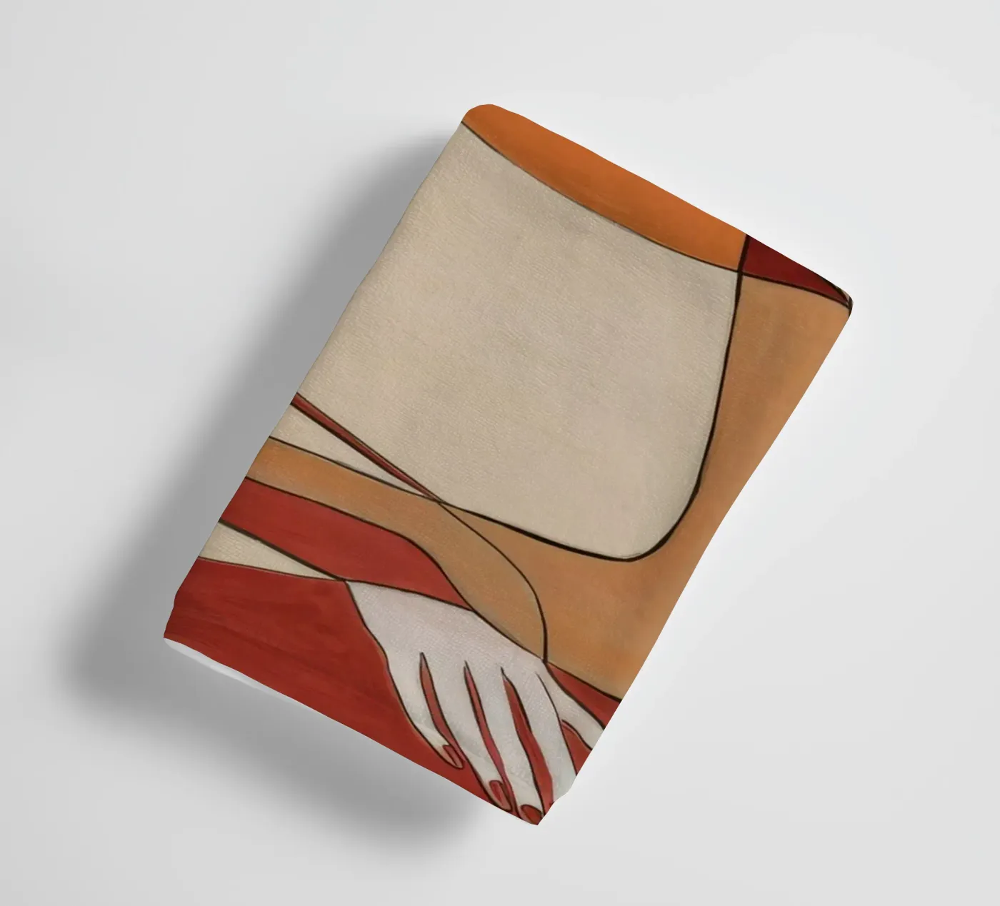 Abstract Reflection towel by Crimson Whisper