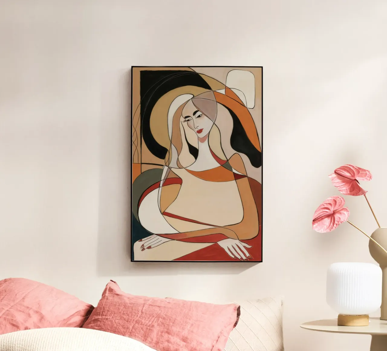 Abstract Reflection plexiglass da Crimson Whisper