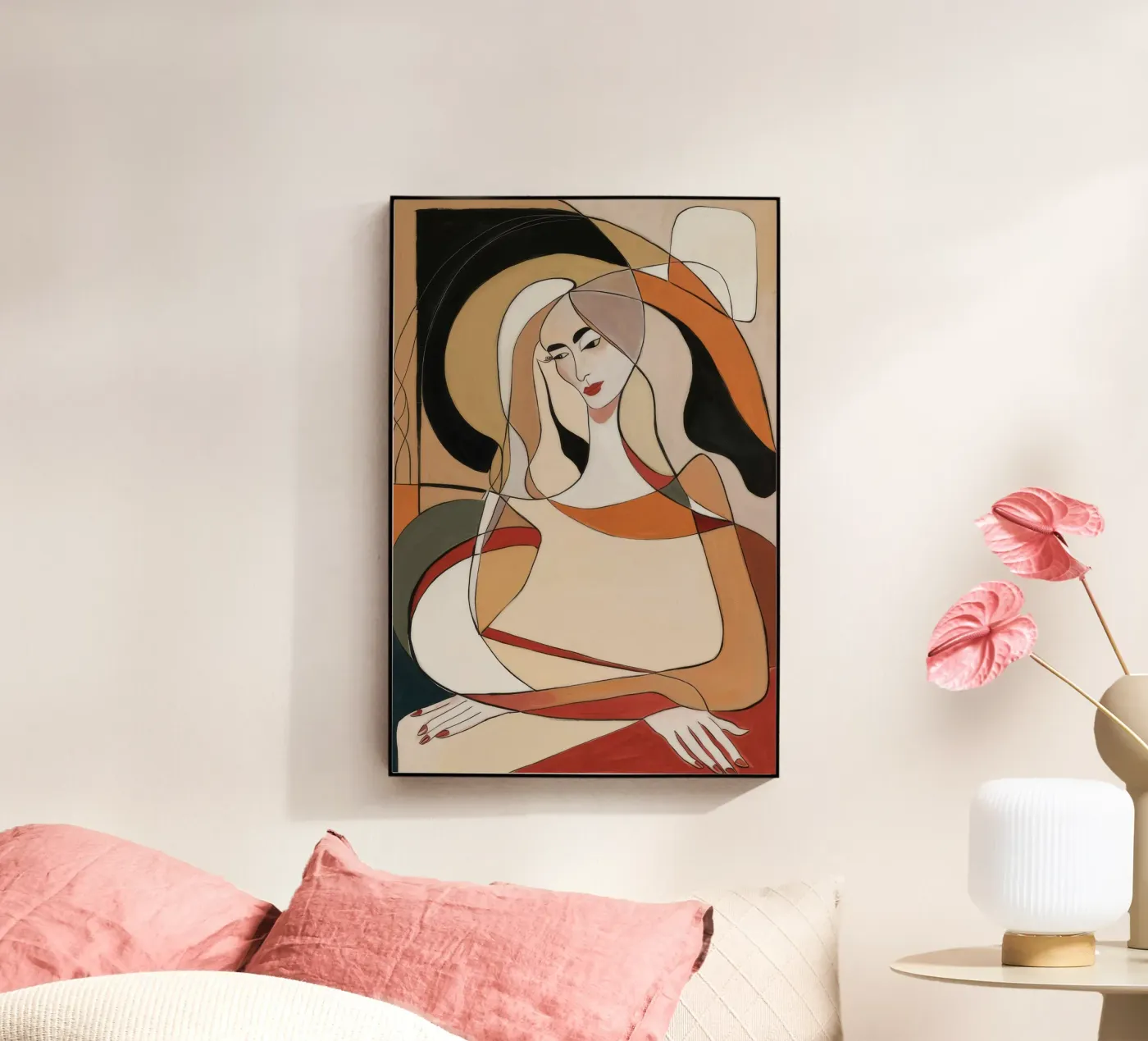 Abstract Reflection Acryl-Glas von Crimson Whisper