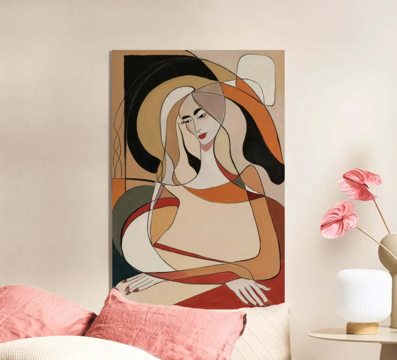 Abstract Reflection plexiglas de Crimson Whisper