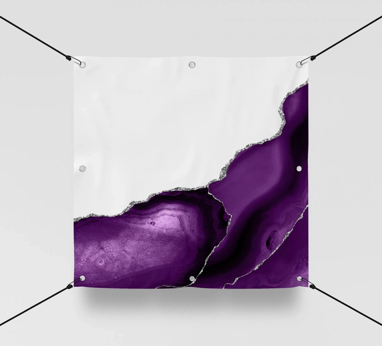 Agata viola e argento Texture 08 telo in pvc da Gemstone Textures