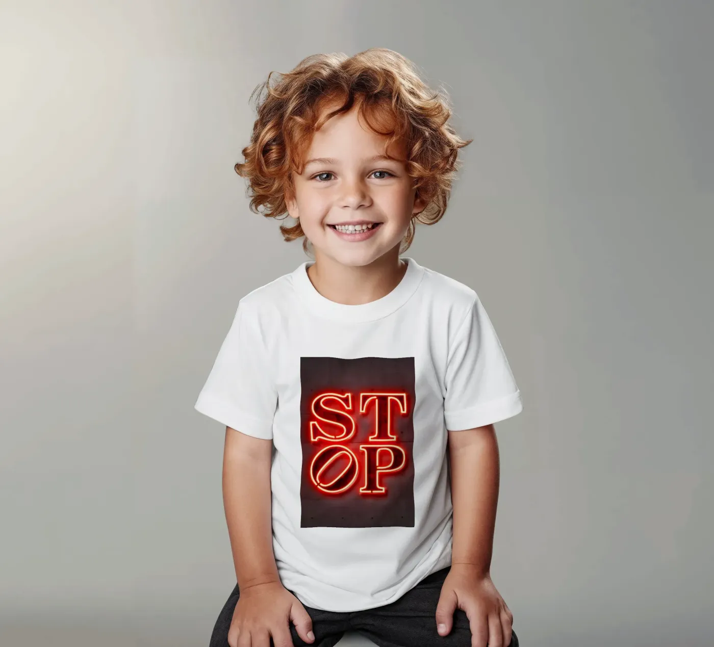 Stop kinder t-shirt van Octavian