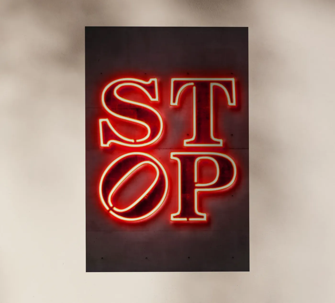 Stop backlit folie van Octavian