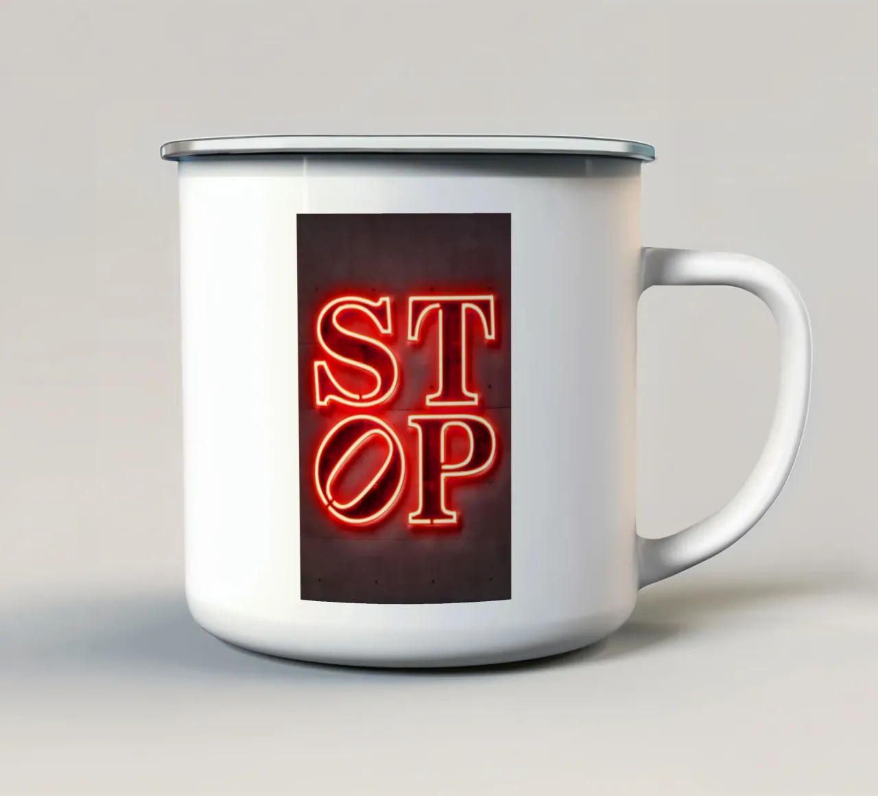Stop tazza in smalto da Octavian
