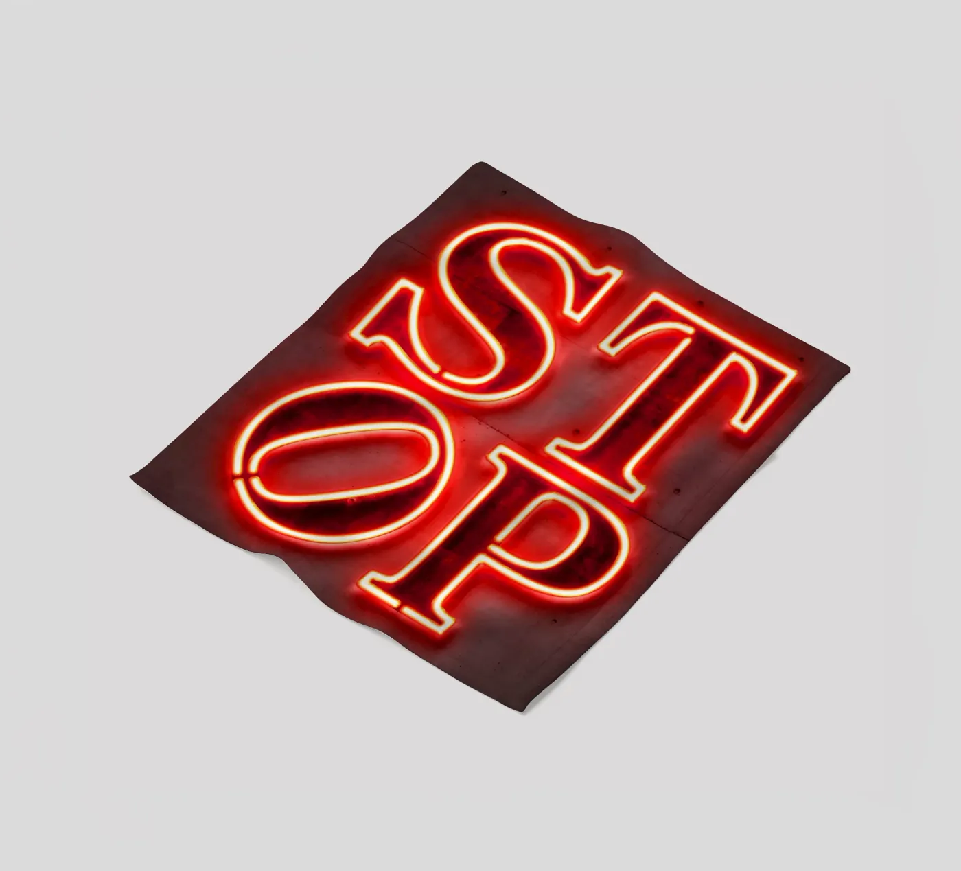 Stop fleece blanket by Octavian