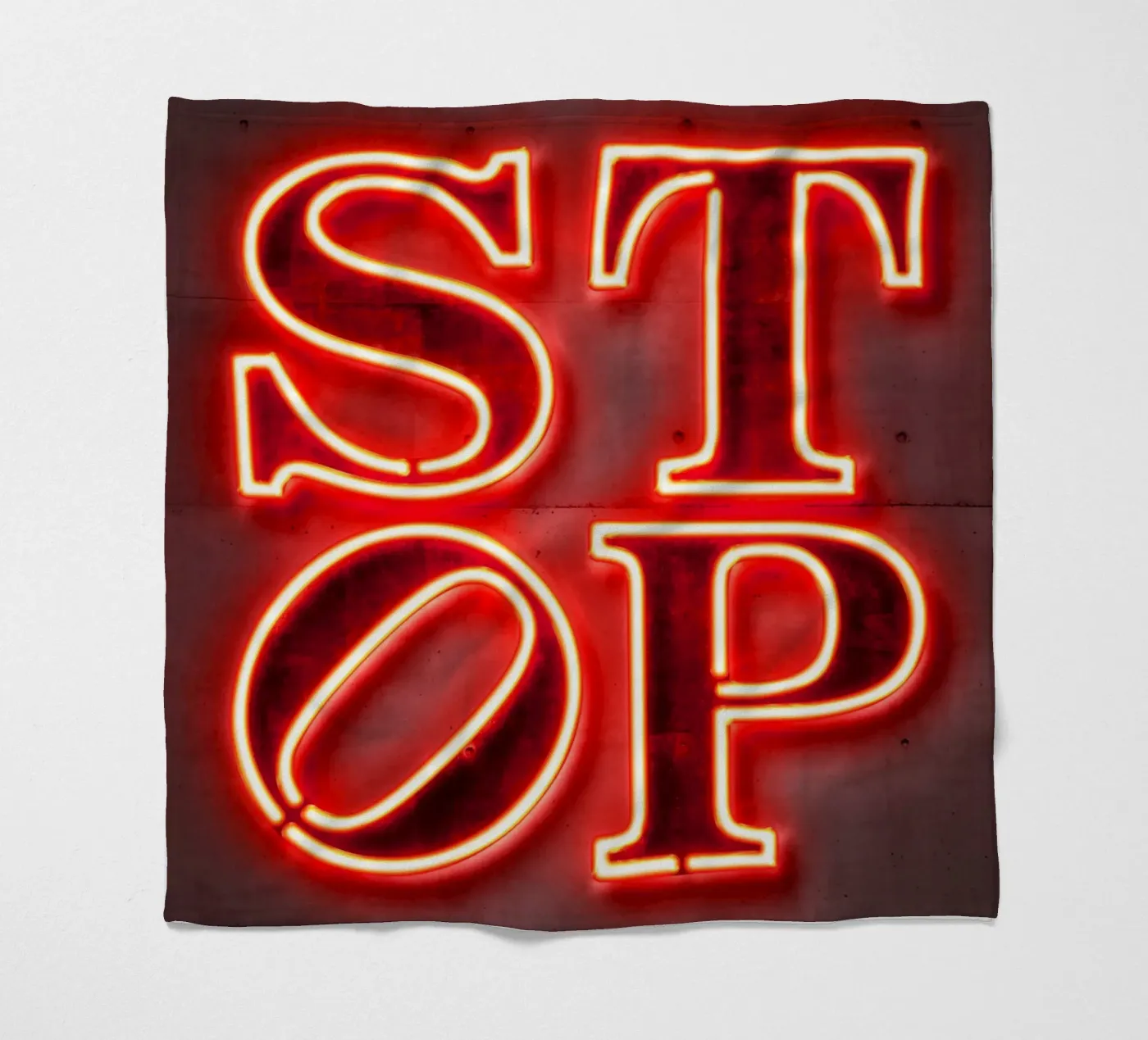 Stop fleece blanket by Octavian