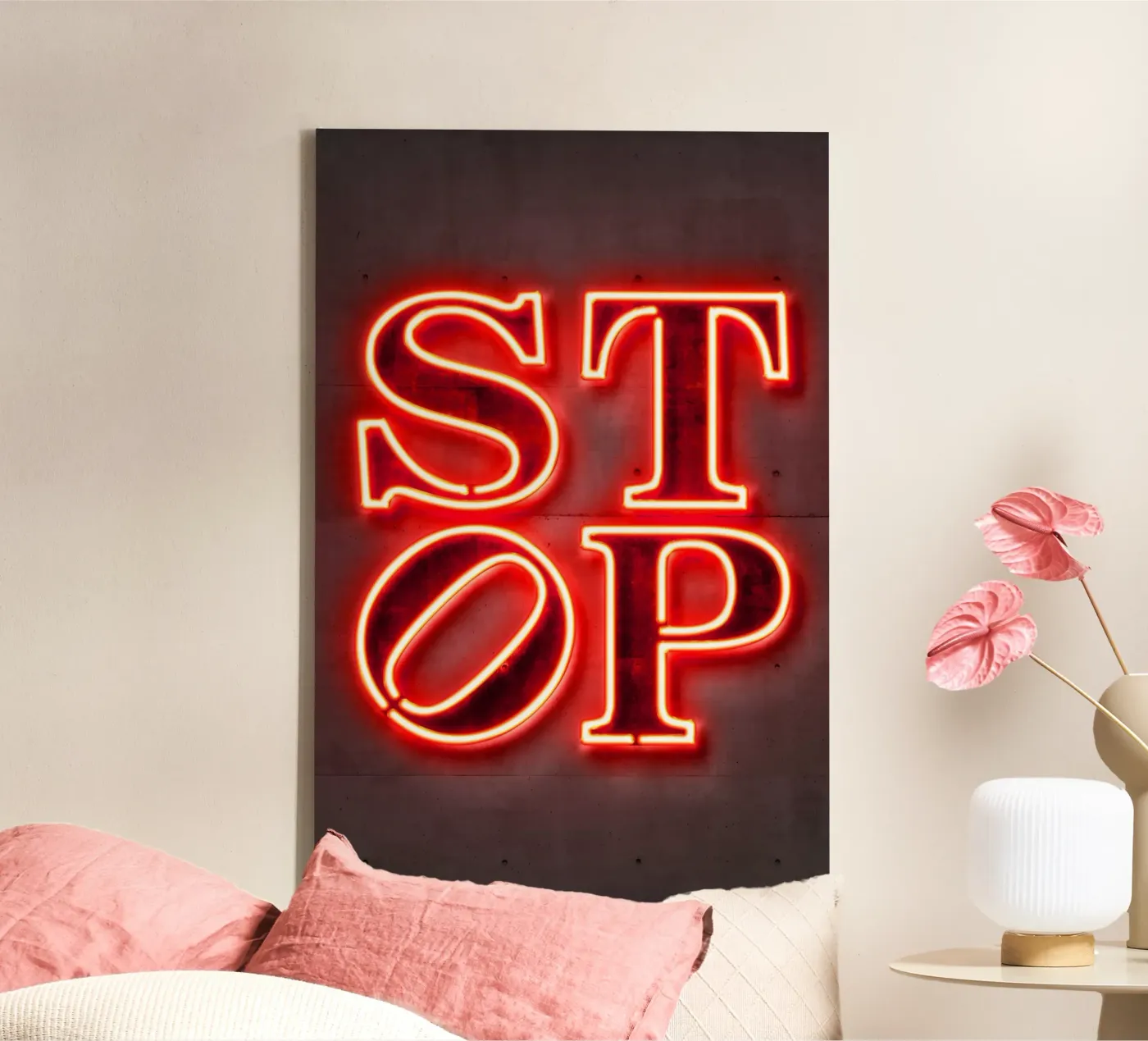 Stop canvas van Octavian