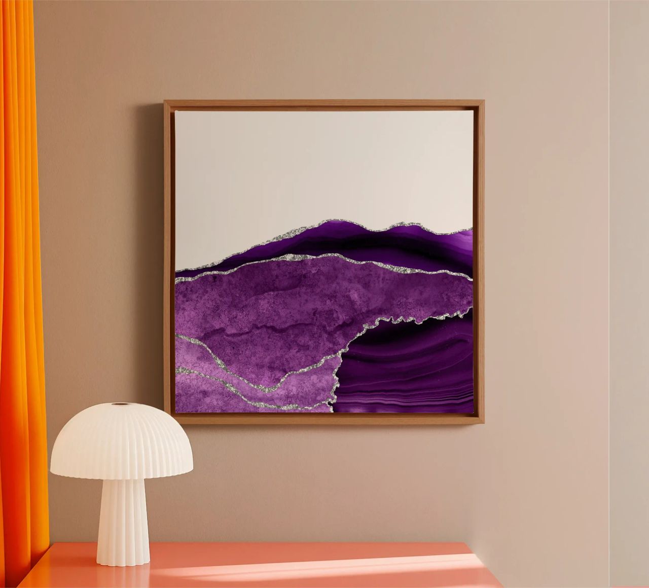 Agata viola e argento Texture 10 tela da Gemstone Textures