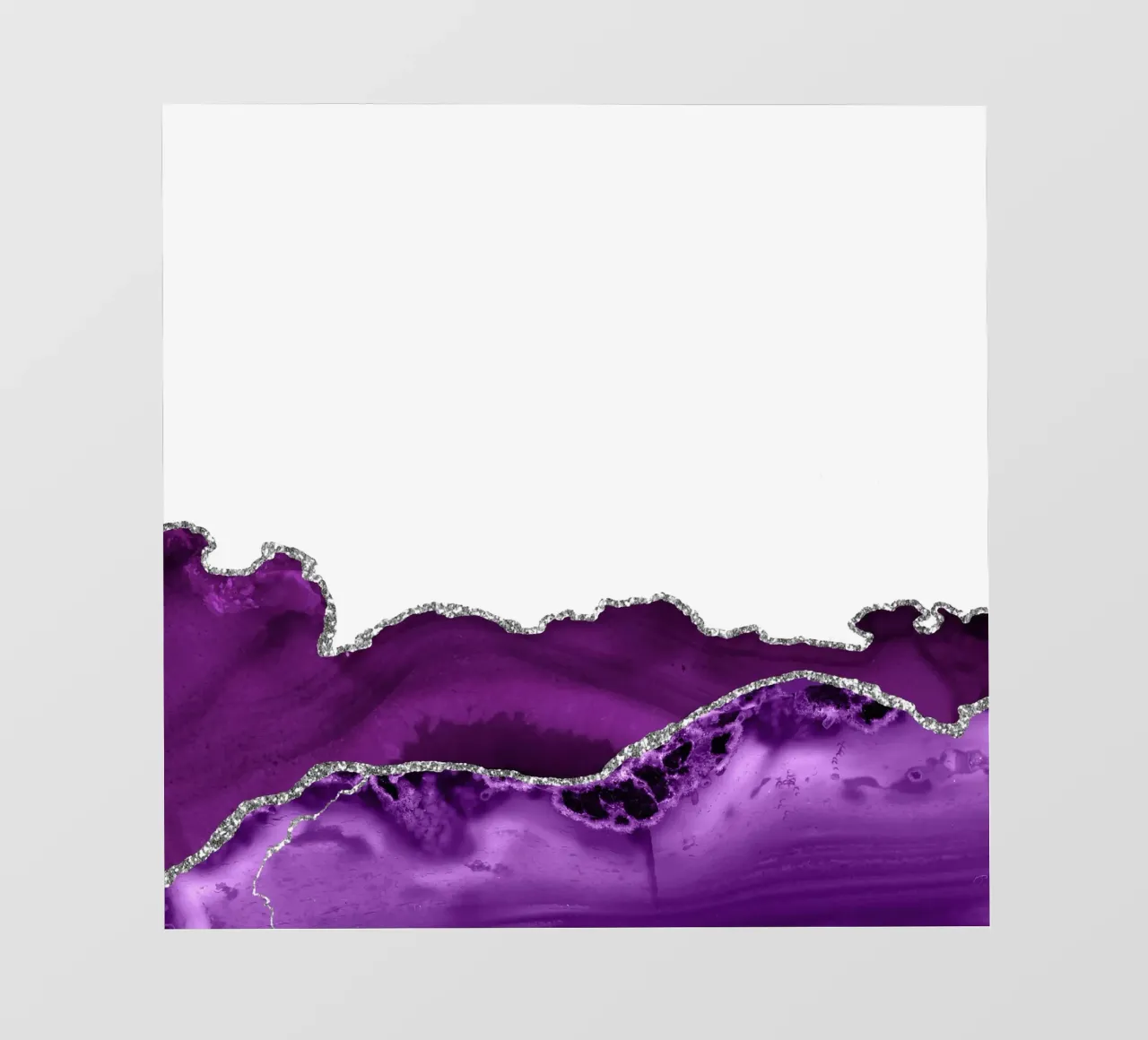 Lila & Silber Achat Textur 12 PVC Plane von Gemstone Textures
