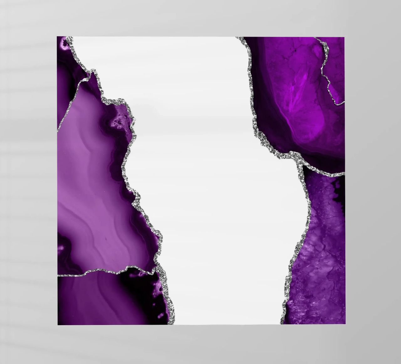 Agata viola e argento Texture 15 pellicola backlit da Gemstone Textures