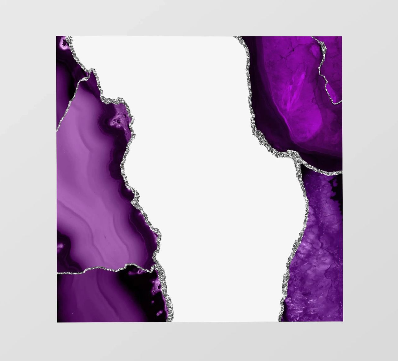 Agata viola e argento Texture 15 pellicola backlit da Gemstone Textures