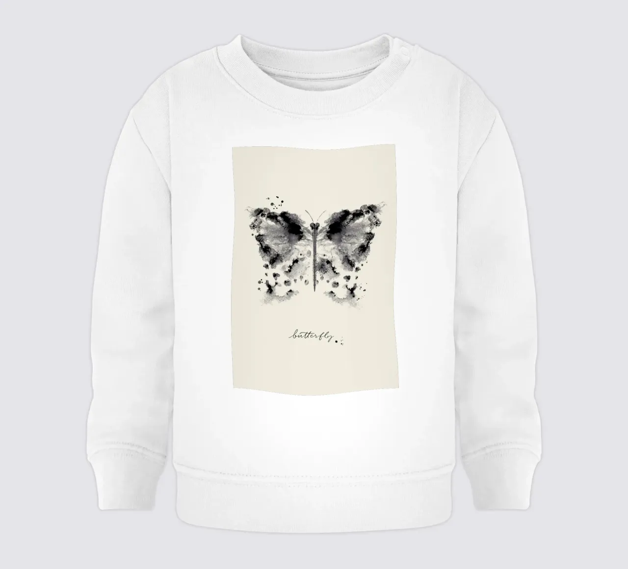 Ink Butterfly felpa neonato da Flora & Fauna