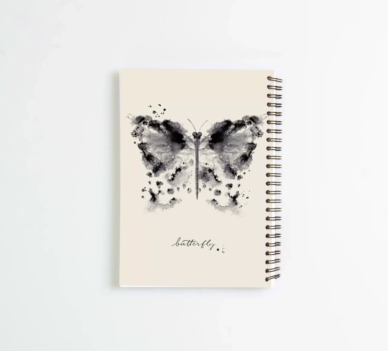 Ink Butterfly spiral notebook by Flora & Fauna