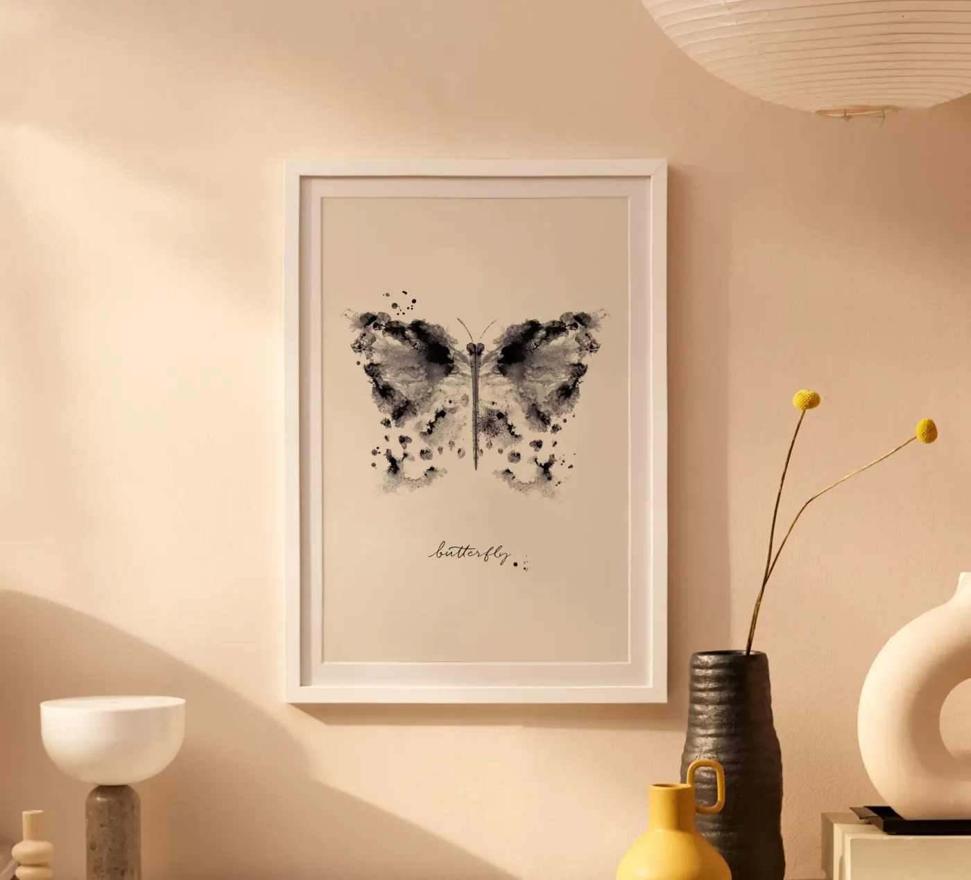 Ink Butterfly poster da Flora & Fauna