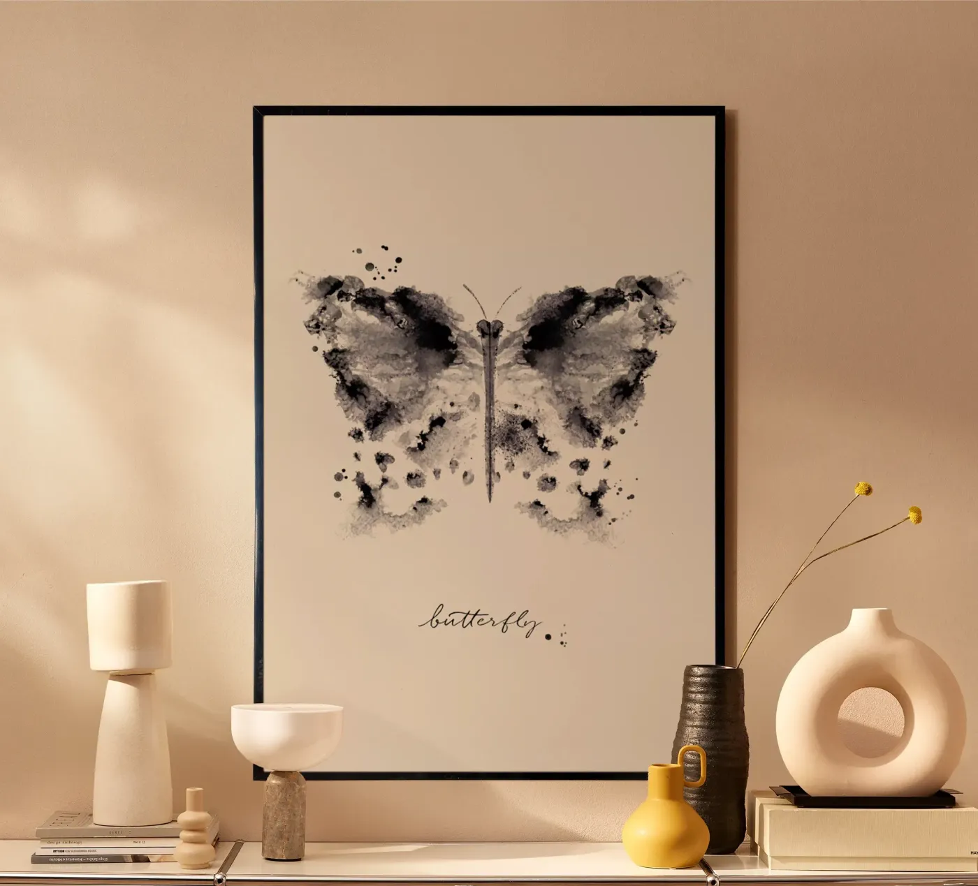 Ink Butterfly poster da Flora & Fauna