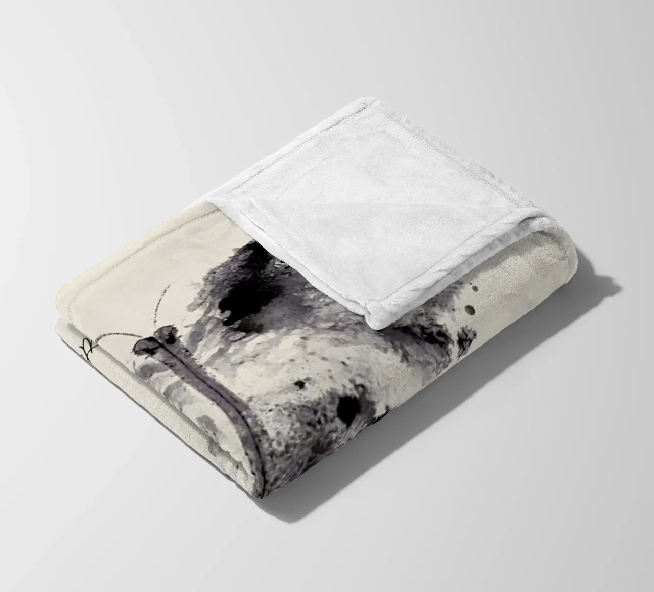 Ink Butterfly coperta in pile da Flora & Fauna