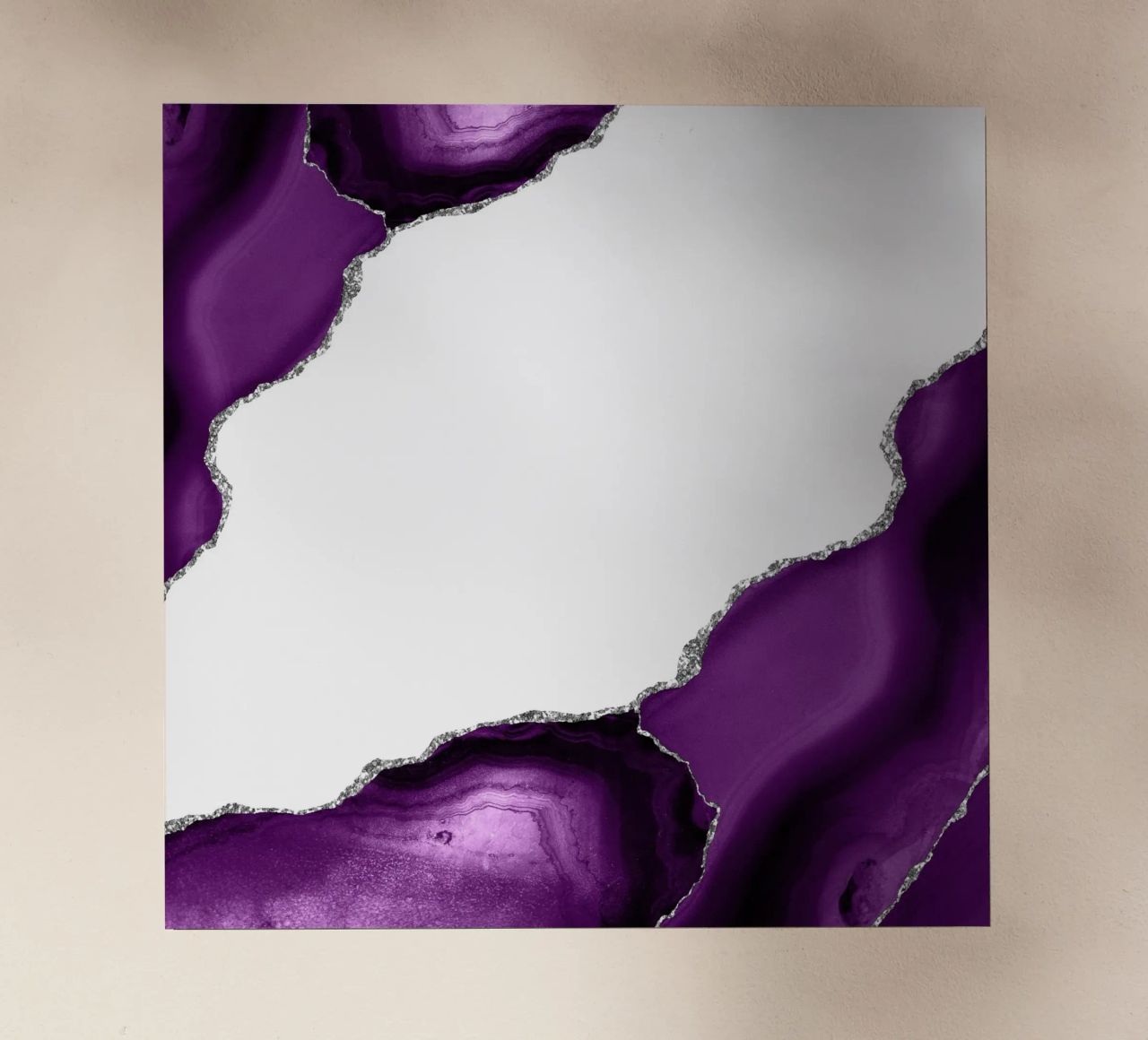 Agata viola e argento Texture 16 pellicola backlit da Gemstone Textures