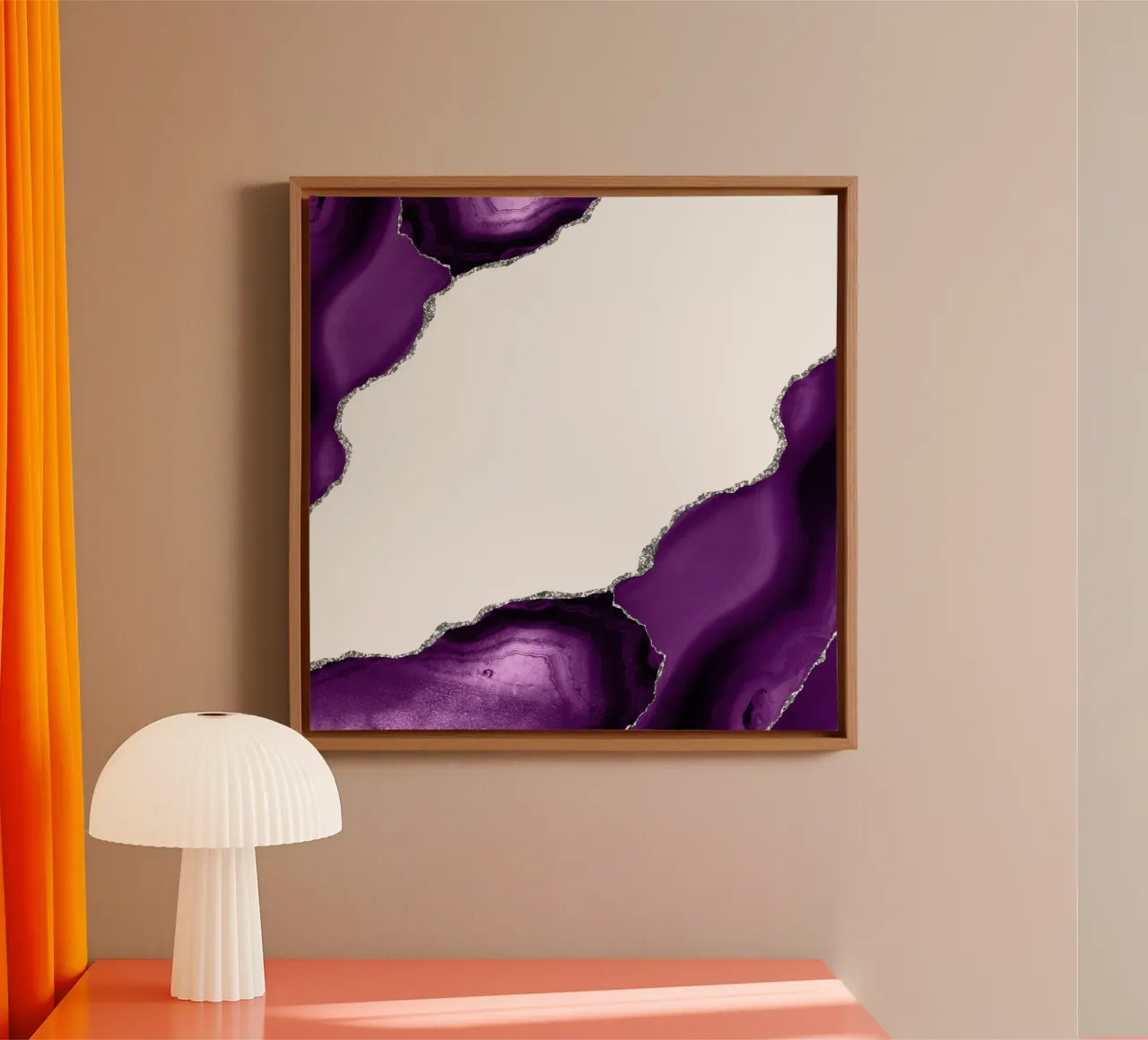 Agata viola e argento Texture 16 tela da Gemstone Textures