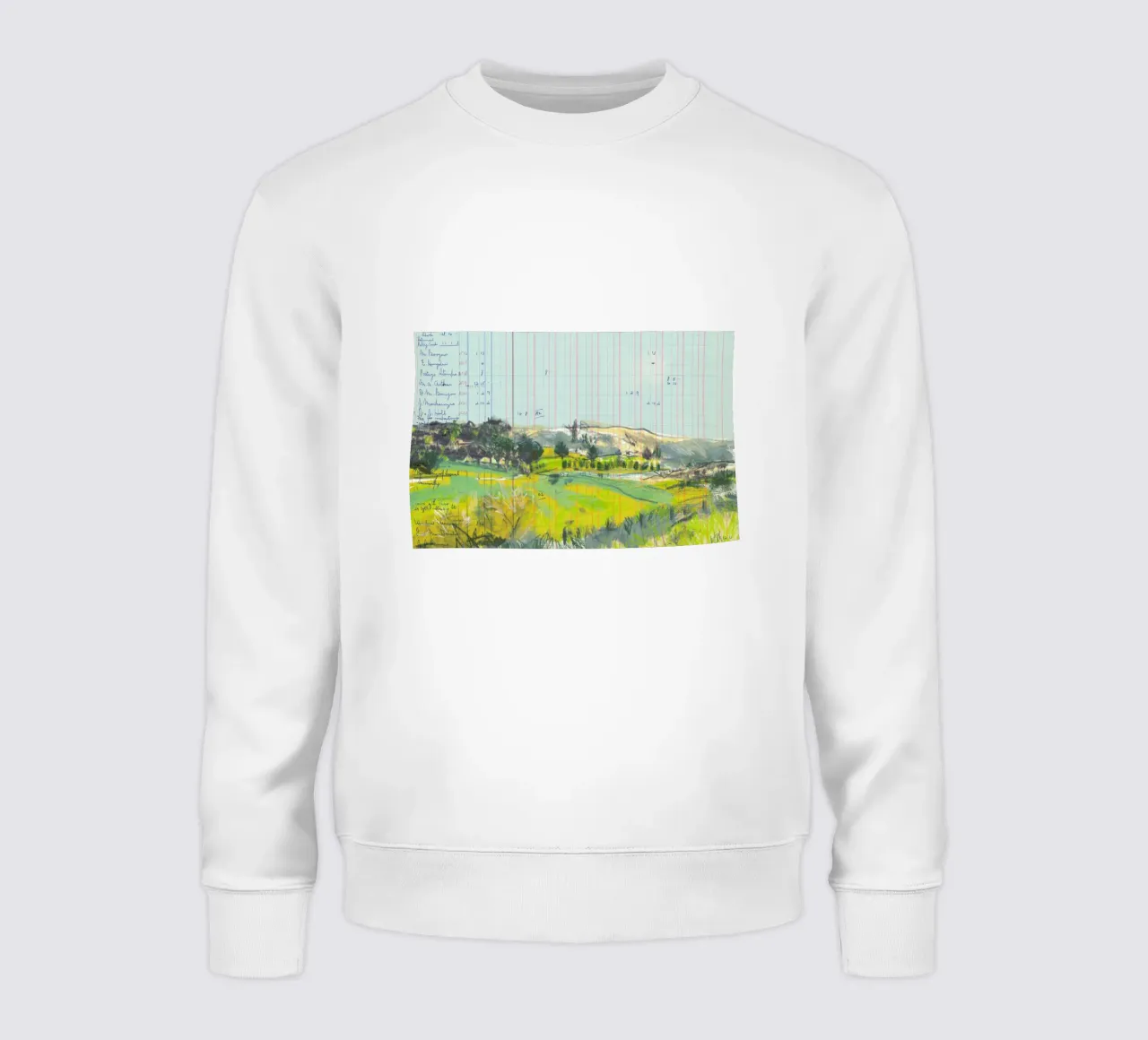 Scottish Borders Landscape On Ledger Paper felpa da Stars Above Us