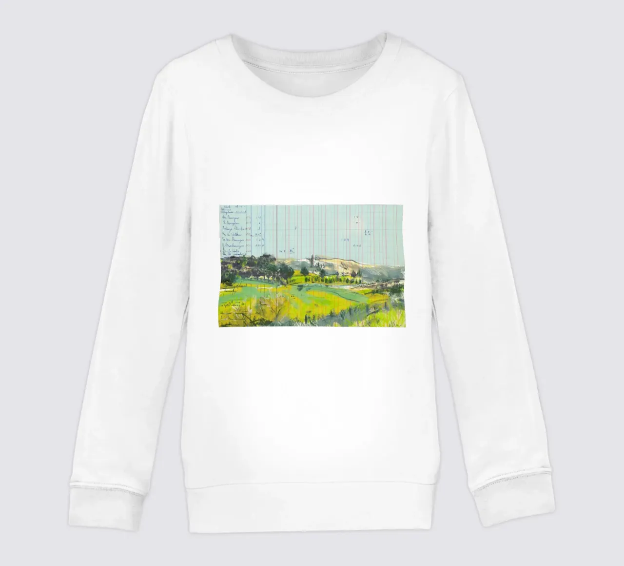 Scottish Borders Landscape On Ledger Paper felpa bambino da Stars Above Us
