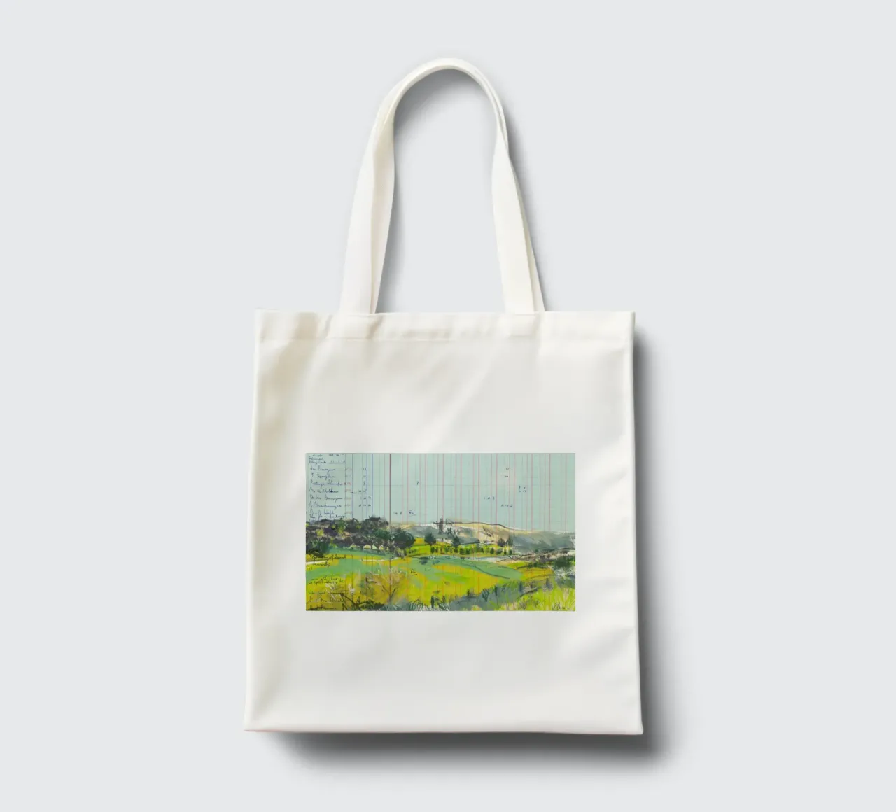 Scottish Borders Landscape On Ledger Paper borsa in juta da Stars Above Us
