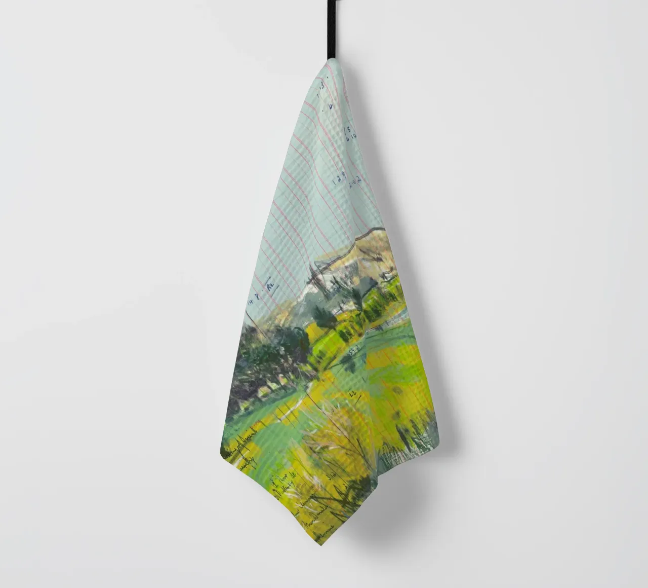 Scottish Borders Landscape On Ledger Paper canovaccio da cucina da Stars Above Us