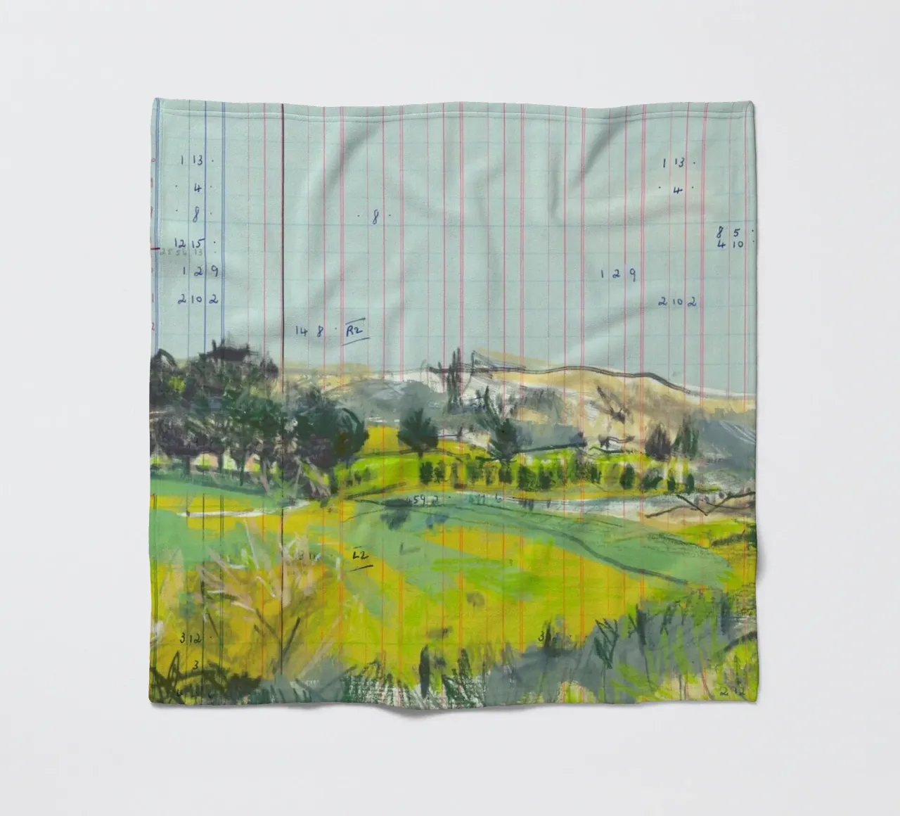Scottish Borders Landscape On Ledger Paper coperta in pile da Stars Above Us