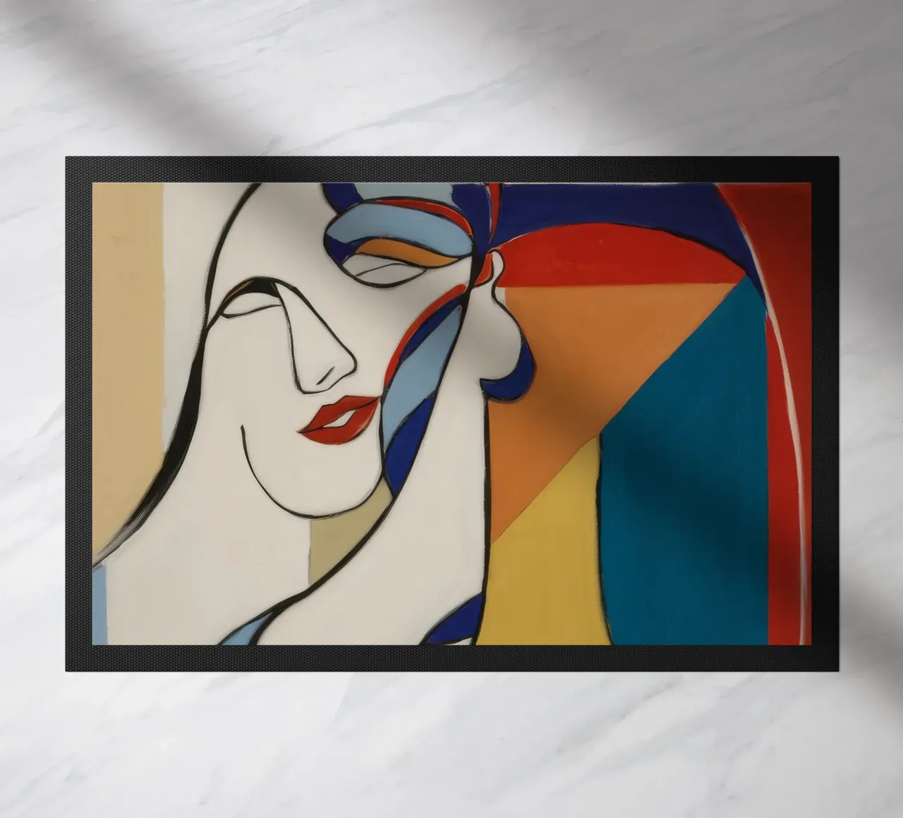 Fluid Elegance doormat by Crimson Whisper