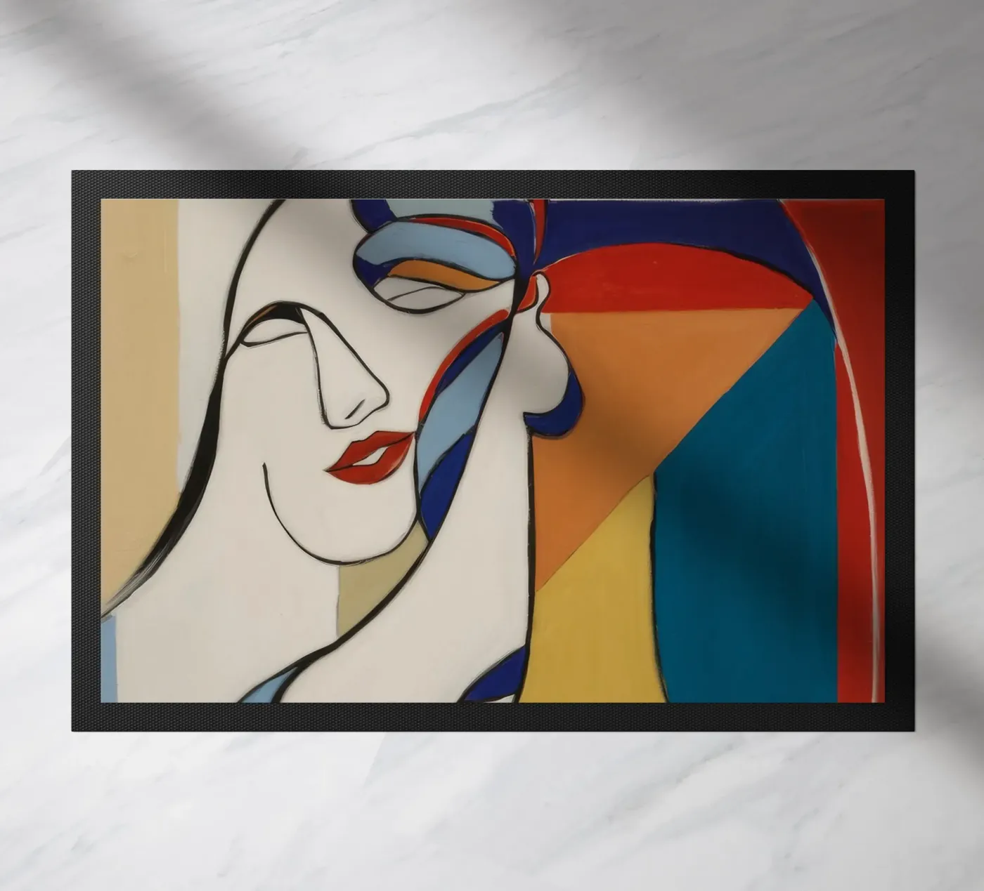 Vloeiende elegantie deurmat van Crimson Whisper