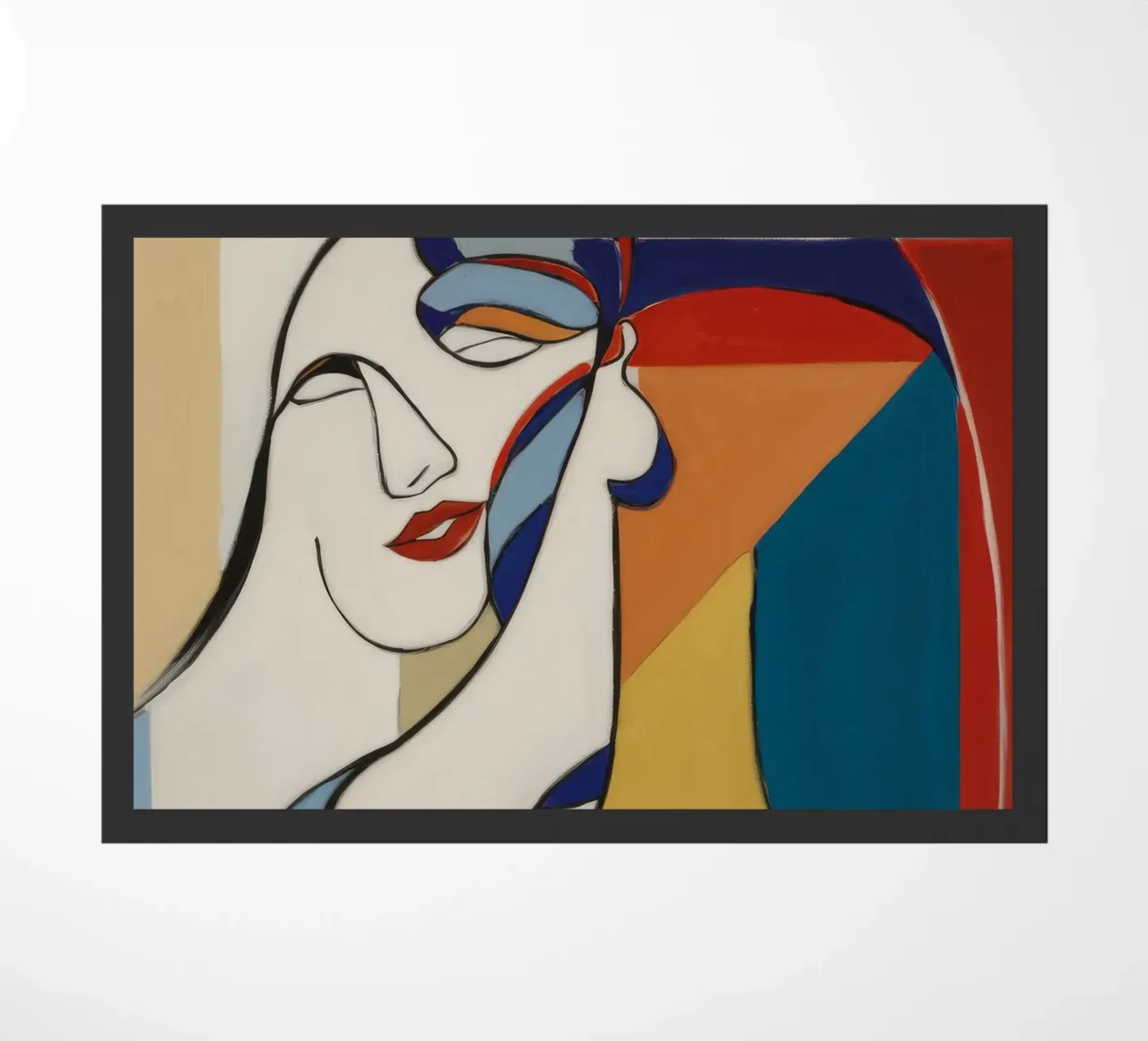 Fluid Elegance doormat by Crimson Whisper