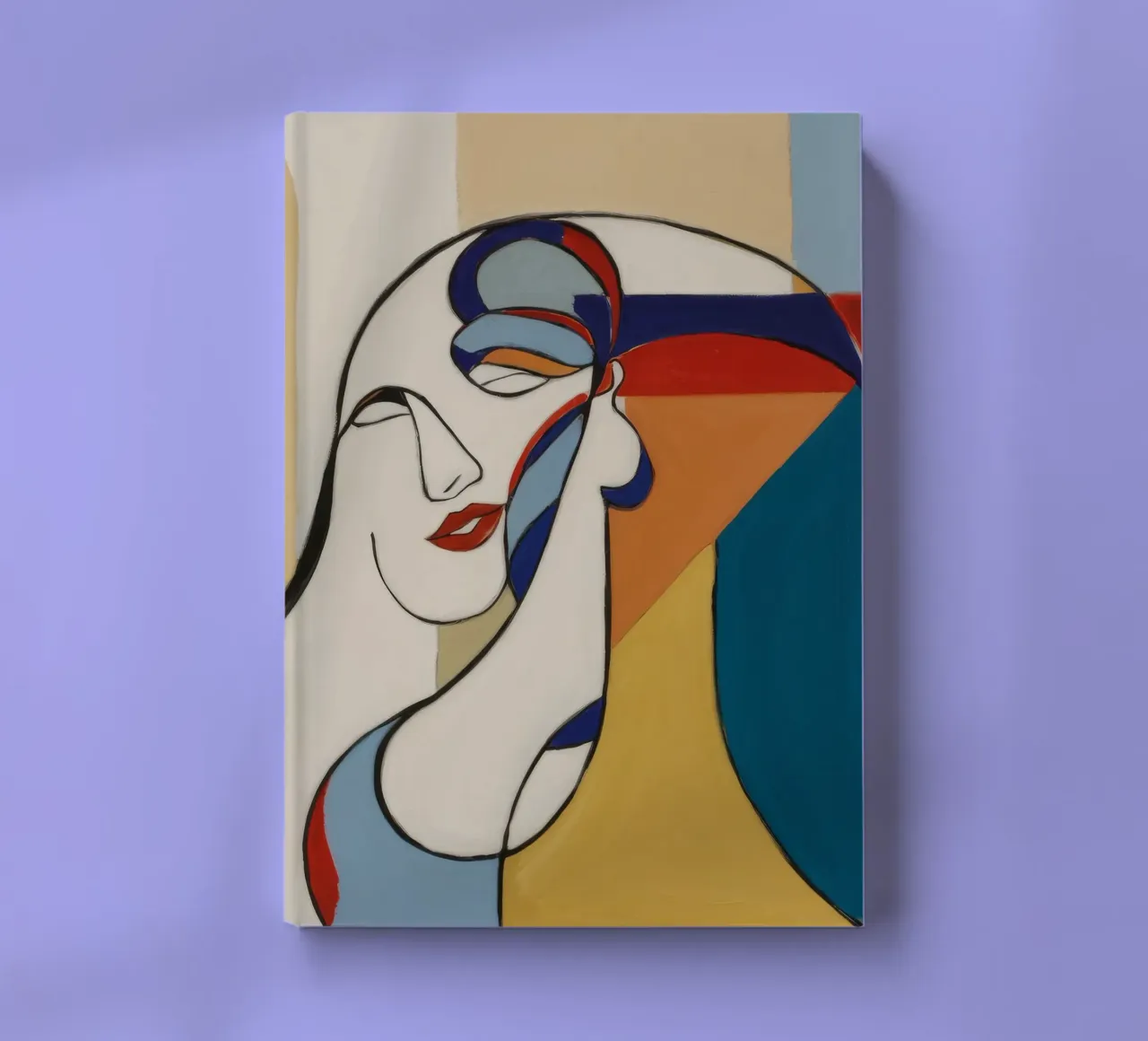 Fluid Elegance notebook by Crimson Whisper