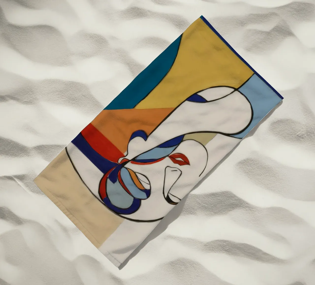 Eleganza fluida telo mare da Crimson Whisper