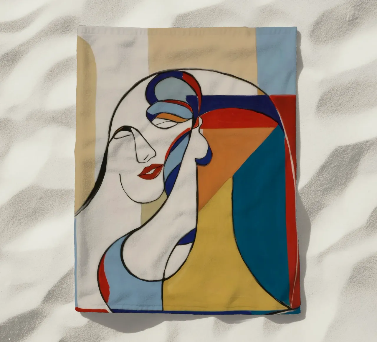 Eleganza fluida telo mare da Crimson Whisper