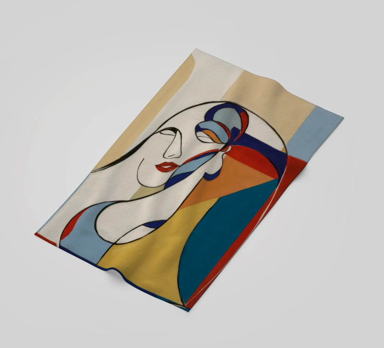 Eleganza fluida telo mare da Crimson Whisper