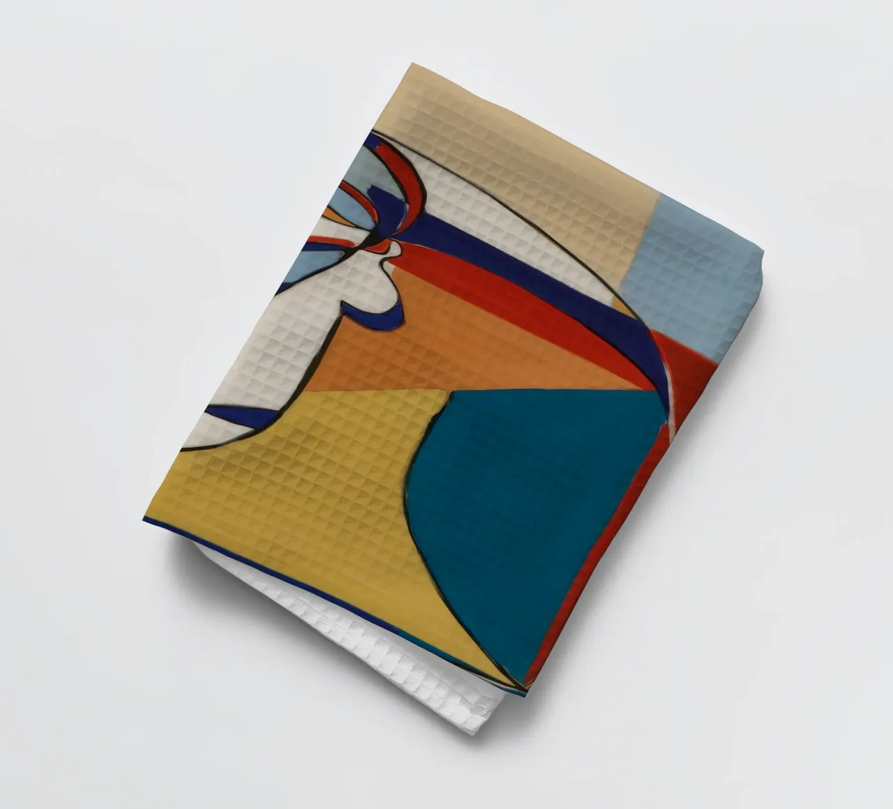 Fluid Elegance tea towel by Crimson Whisper