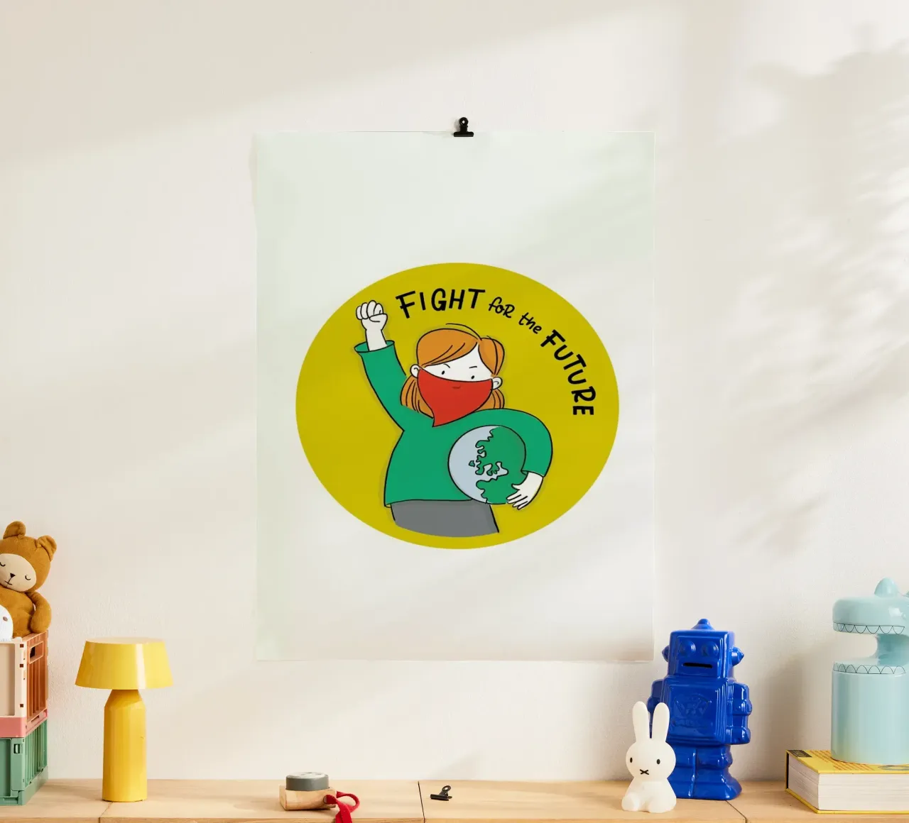 Fight For Future 1 carta hahnemühle da Geborgen Wachsen x JUNIQE