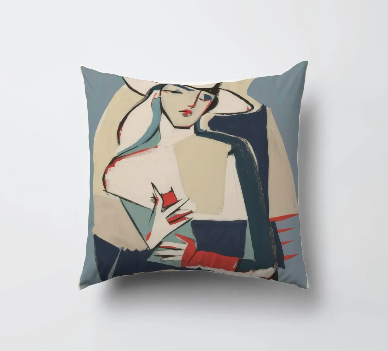 Astrazione serena cuscino da Crimson Whisper