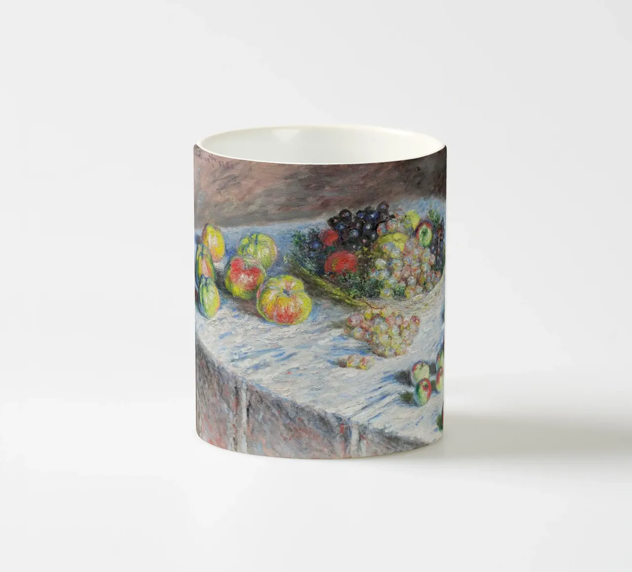 Mele e uva (1880) di Claude Monet tazza in ceramica da Monet Art Prints