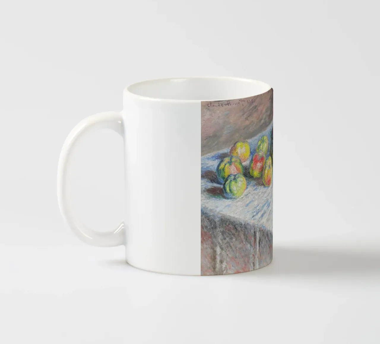 Mele e uva (1880) di Claude Monet tazza in ceramica da Monet Art Prints